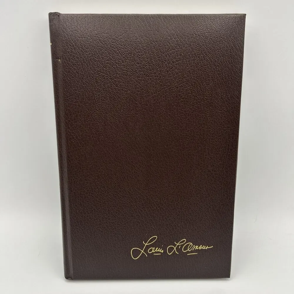 The Burning Hills Louis L'Amour HC Leatherette Bantam 1999 Like New